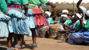 Xibelani skirts which are traditional Vatsonga clothing