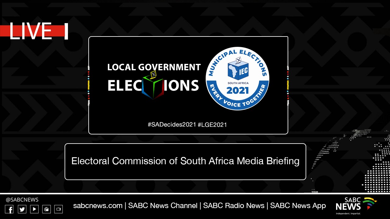 LIVE IEC briefs media on election results on Tuesday evening SABC