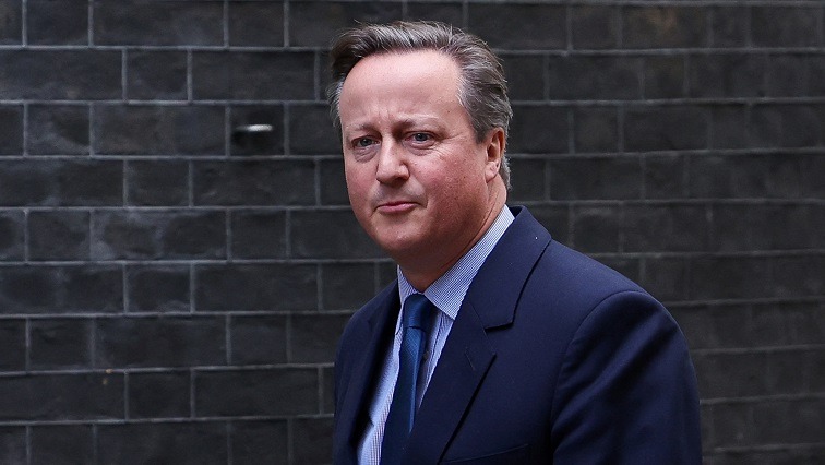 Former UK PM Cameron returns to government as foreign secretary - SABC ...