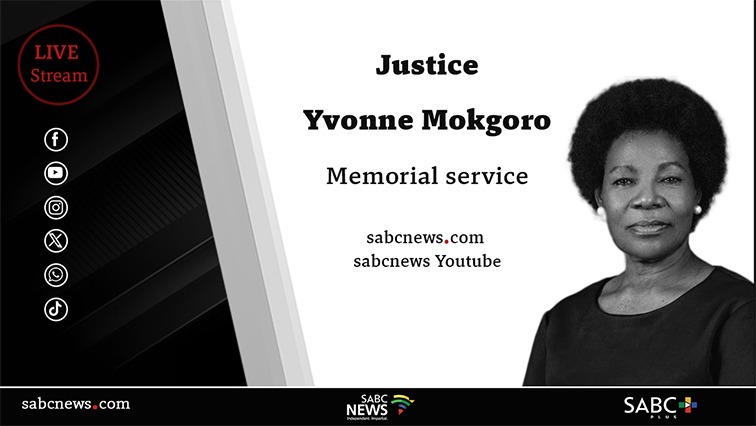 Yvonne Mokgoro memorial graphic