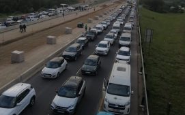 Traffic on the N3 in Durban
