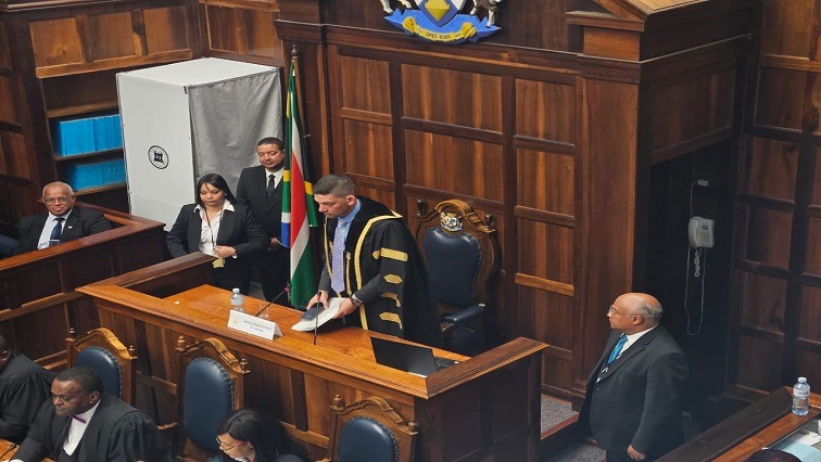 Daylin Mitchell was sworn in as the Speaker of the Western Cape Province