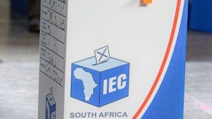 Election box at a voting station.