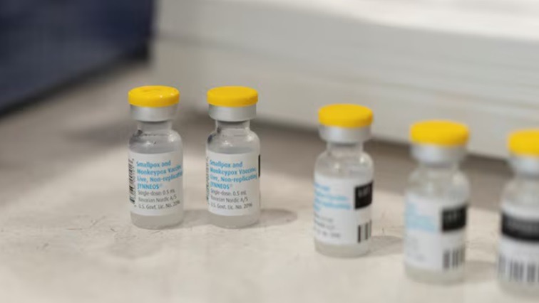 Vials of the JYNNEOS smallpox and mpox vaccine