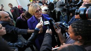 [File Image] Democratic Alliance federal council chairperson, Helen Zille speaks to the media.